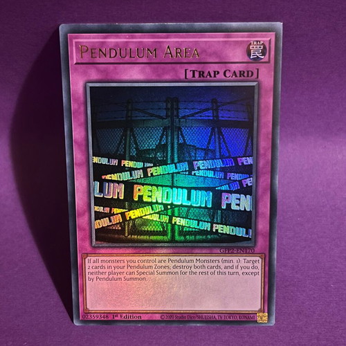 Pendulum Area Yu-Gi-Oh! Card like new