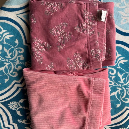Children's pants 2 in like new condition, pink, for 5 years old