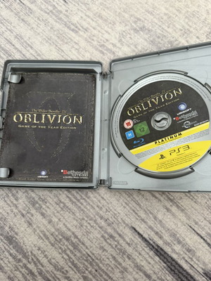 The Elder Scrolls Oblivion PS3 game, like new condition