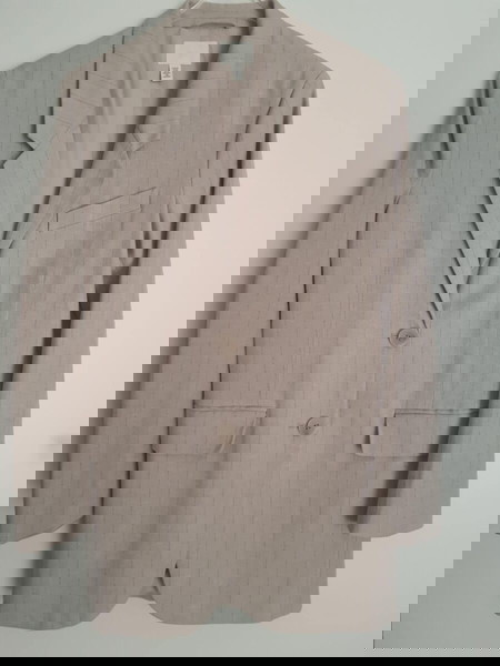 H&M Σακάκι, XS linen/polyester αφόρετο