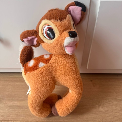 Bambi plush stuffed toy used, Walt Disney Mattel 1992, 12" / 30 cm