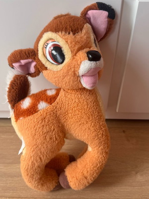 Bambi plush stuffed toy used, Walt Disney Mattel 1992, 12" / 30 cm