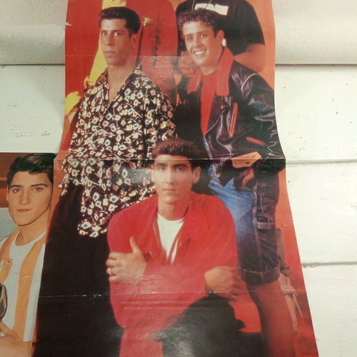 Two double posters used from Katerina magazine with New Kids on the Block and Julia Roberts