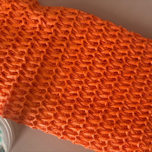 ORANGE WOVEN BAG