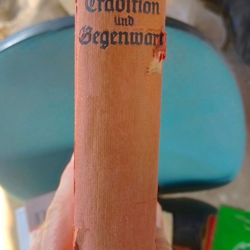 Book Tradition und Gegenwart 1936 used, German