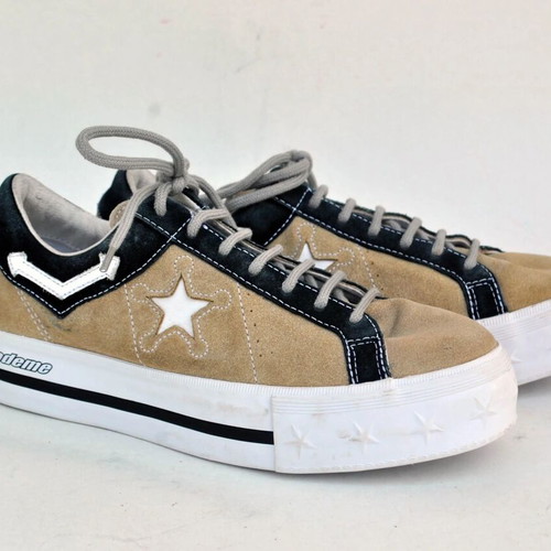 Converse x MadeMe One Star Platform sneakers, beige black, EU 38