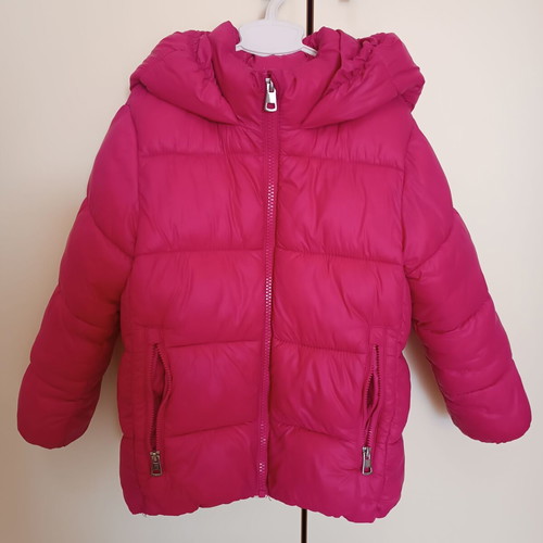 OVS winter jacket for girl 4-5 years like new, pink