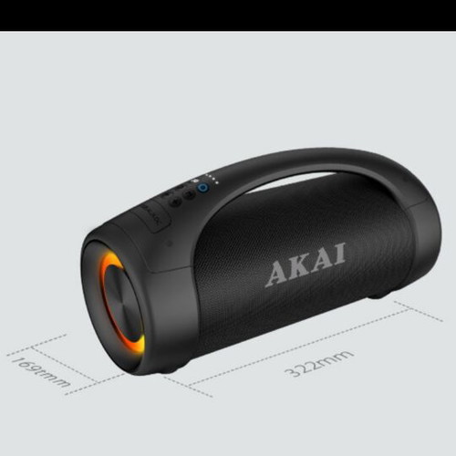 Akai Bluetooth Speaker abts 55 Waterproof Karaoke New