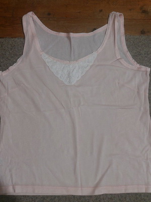 Pink tank top new, size M