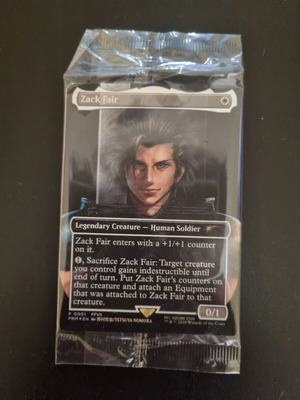 Zack Fair promo card for Magic The Gathering