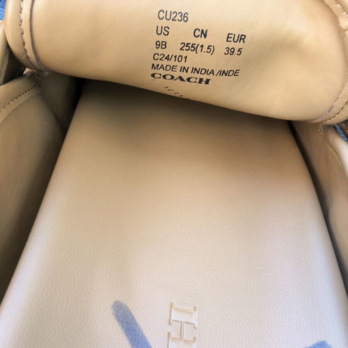 Coach Blake Suede slippers, size 39.5
