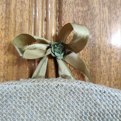 Handmade door decoration new with fabric and flowers