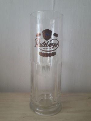 Radeberger 0.4 Beer Mug used with slight signs