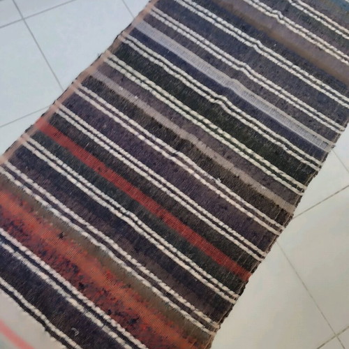 Woven traditional handmade rug new 215x65 cm