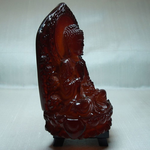 Amber shrine used Shakyamuni Shakya Mani Buddha 18th-19th century