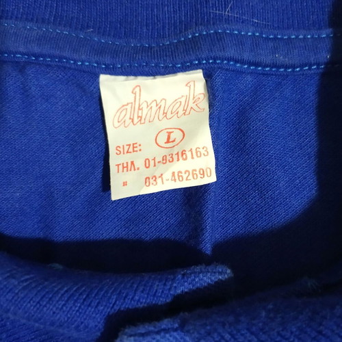 Goodyear vintage polo shirt with old embroidered logo like new, size L