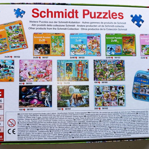 Schmidt Puzzle 56162 Puppies 200 pieces like new