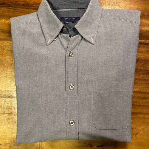 Manetti Men's Shirt Medium Like New Blue