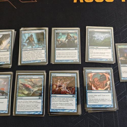Magic the Gathering M13 Blue Collection near mint with sleeves