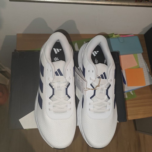 Adidas Galaxy 7 running shoes new with tags, size 44, white and blue