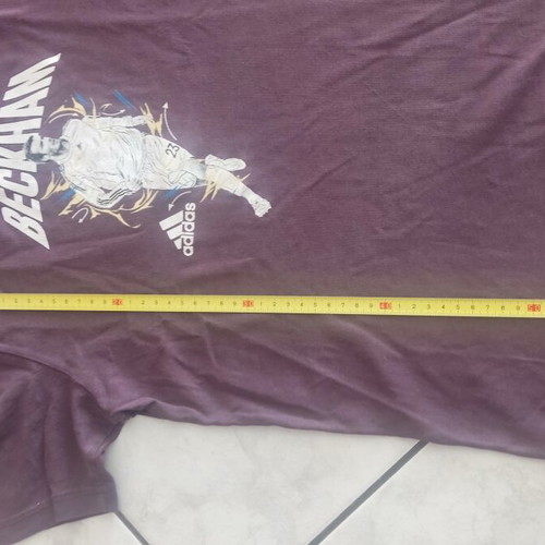 Adidas t-shirt used, size 11-12 years with Beckham print