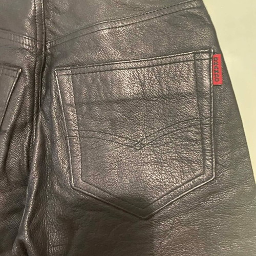 Brando leather women's pants new, size 26, black