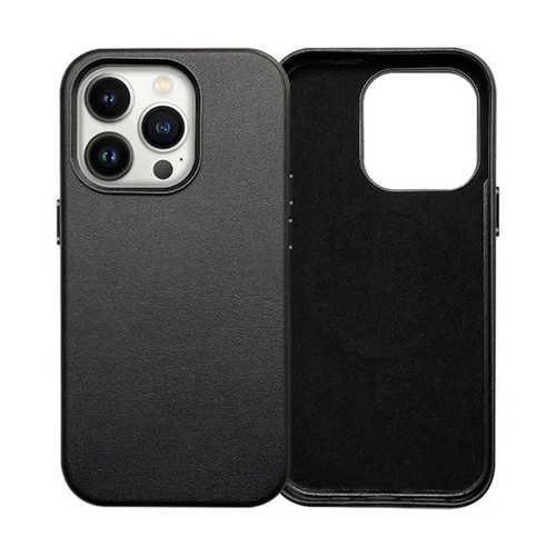 Leather Case for iPhone 11/12/13/14/15 Pro, Plus and Pro Max new, black