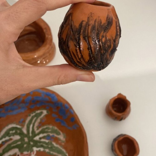 Ceramics new, pack of 6, handmade with imperfections