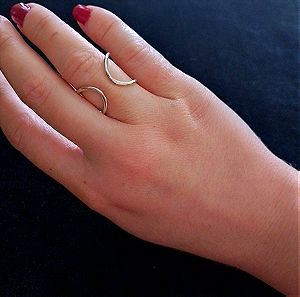 Ασημένιο 925 πολυμορφικό δαχτυλίδι