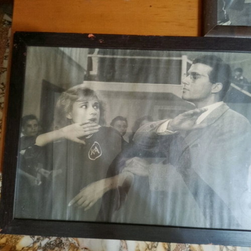 Vintage Greek cinema frames used, set of 3 pieces