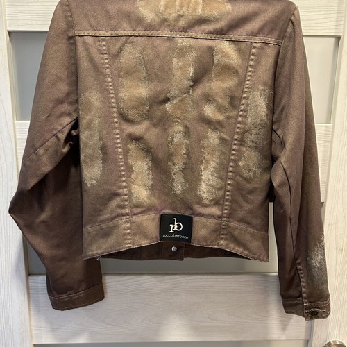 Roccobarocco Jeans vintage set jacket and pants size S/M like new