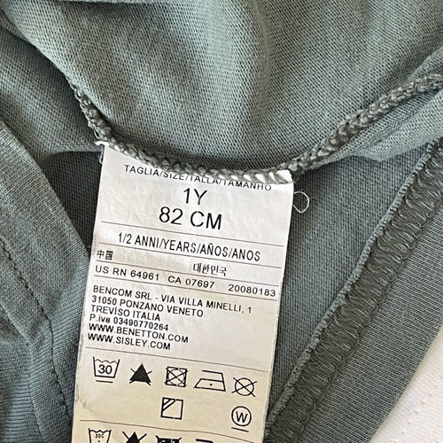 Benetton clothing set like new for boy 1-2 years