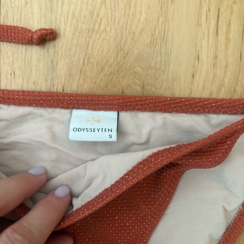Odysseyten bikini swimsuit like new, orange, size small
