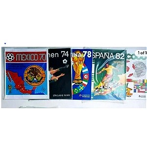 Panini Fifa World Cup Albums Reprint (1970-1974-1978-1982-1986-1990-1994-1998-2002-2006)