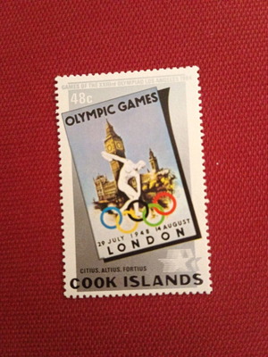Cook Islands stamp new, Los Angeles 1984 Olympics