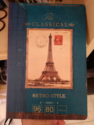 Retro Style Diary Notebook Like New