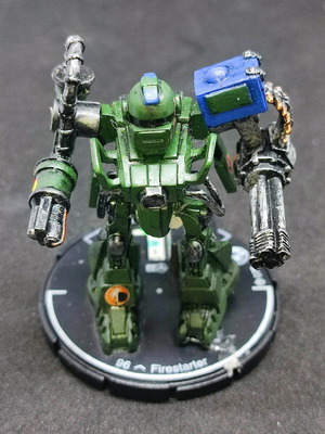 Mechwarrior Firestarter #076 like new, green
