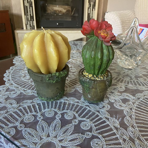 Candles used, set of two
