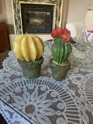 Candles used, set of two