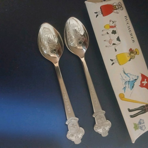 Rolex Bucherer Lucerne collectible spoons new, set of 2