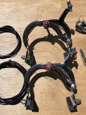 Vintage HORNG-JIA brake levers and calipers set with cables for BMX bikes new