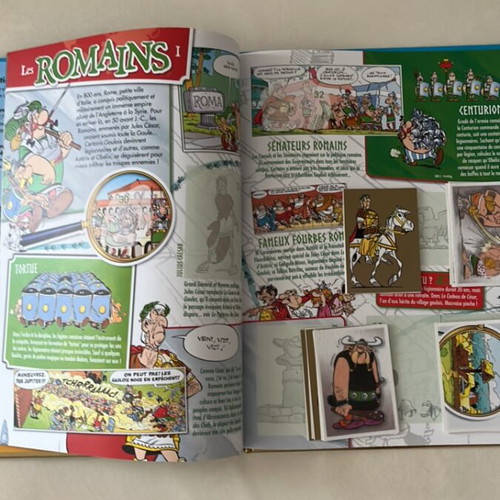 Panini Asterix hardcover sticker album with 40 stickers, new