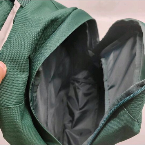 Bagpack green backpack new, for back