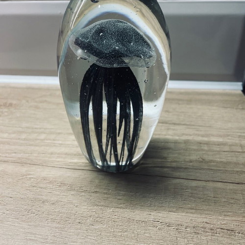 Murano glass jellyfish collectible used decoration