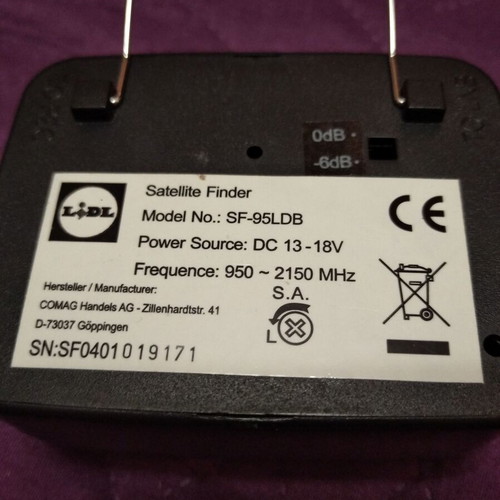 Satellite Finder SF-95 LDB LED Silver Crest used