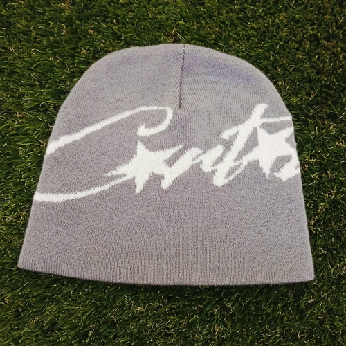 Corteiz knit beanie gray like new