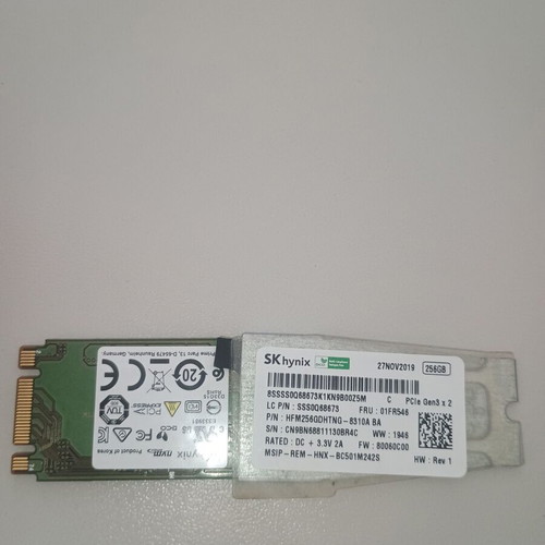 SK Hynix BC501 256GB NVMe SSD like new