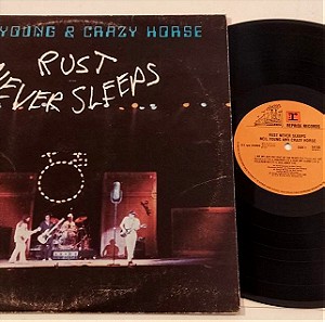 // LP NEIL YOUNG AND THE CRAZY HORSE - RUST NEVER SLEEPS , Rock  , Folk Rock