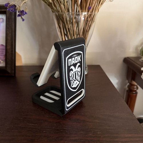 3D Printed Mobile Phone Stand with Headphone Holder new