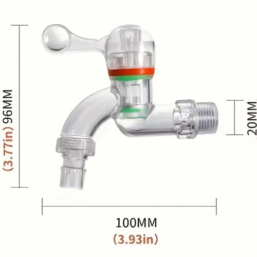 Plastic taps with removable nozzle, new, durable